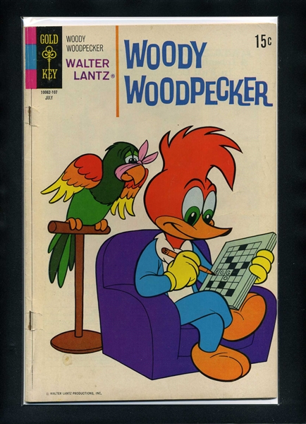 Woody Woodpecker #118 VG/F 1971 Gold Key Comic Book